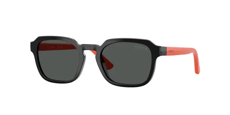 VOGUE EYEWEAR Bambino VJ2025  W44/87 Occhiali da sole Nylon Nero Grigio Geometrica Normale