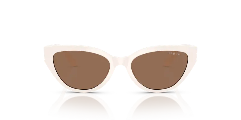 VOGUE EYEWEAR Bambino VJ2026 312473 Occhiali da sole Nylon Beige Marrone Farfalla Normale miniatura 2