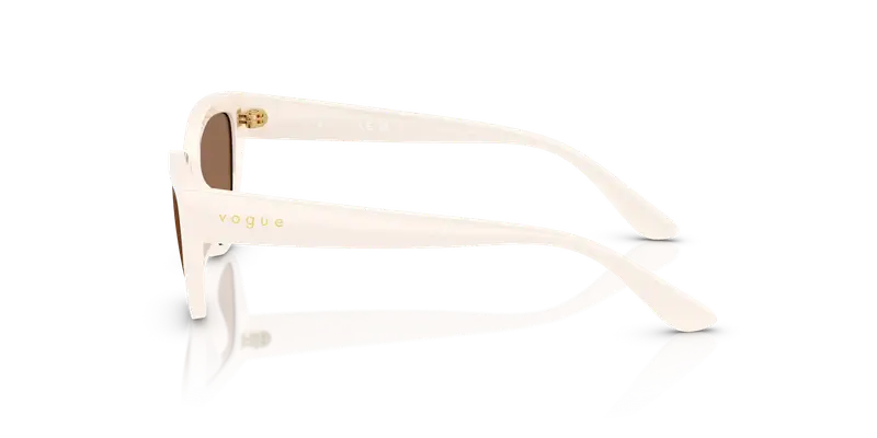 VOGUE EYEWEAR Bambino VJ2026 312473 Occhiali da sole Nylon Beige Marrone Farfalla Normale miniatura 3