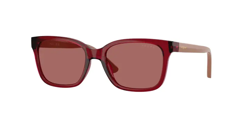 VOGUE EYEWEAR Bambino VJ2027  306669 Occhiali da sole Nylon Rosso Viola Squadrata Normale
