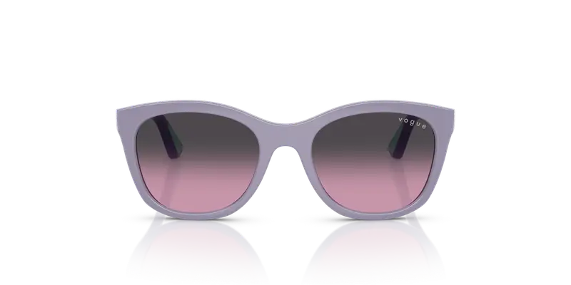 VOGUE EYEWEAR Bambino VJ2028 32104Q Occhiali da sole Nylon Viola Grigio Pantos Normale Sfumato miniatura 2
