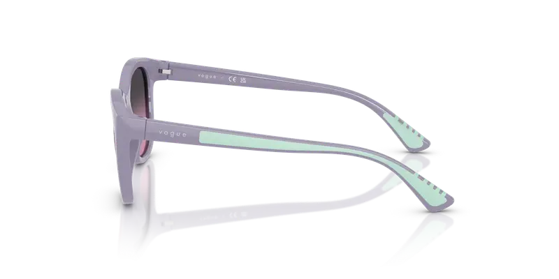 VOGUE EYEWEAR Bambino VJ2028 32104Q Occhiali da sole Nylon Viola Grigio Pantos Normale Sfumato miniatura 3