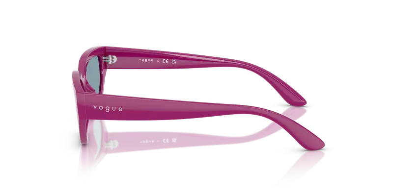 VOGUE EYEWEAR Bambino VJ2029 230180 Occhiali da sole Nylon Rosa Blu Geometrica Normale miniatura 3