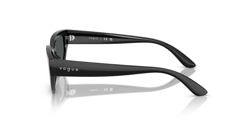 VOGUE EYEWEAR Bambino VJ2029 W44/87 Occhiali da sole Nylon Nero Grigio Geometrica Normale miniatura 3