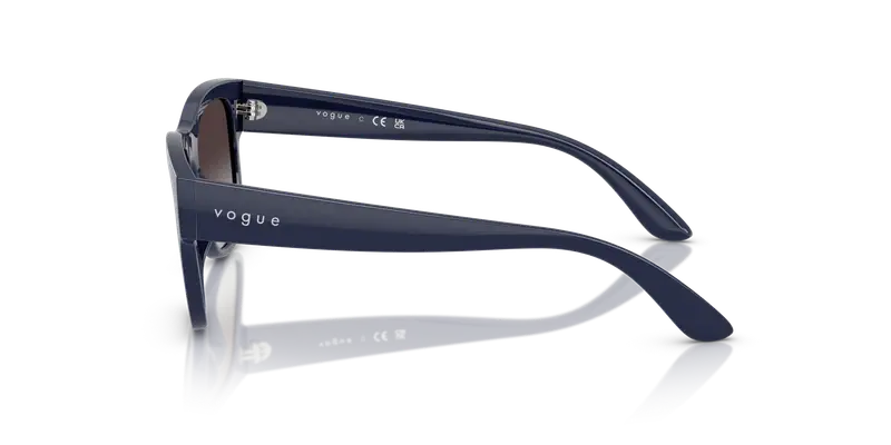 VOGUE EYEWEAR Bambino VJ2030 22888G Occhiali da sole Nylon Blu Grigio Pillow Normale Sfumato miniatura 3