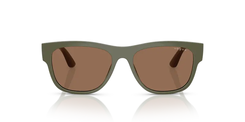 VOGUE EYEWEAR Bambino VJ2030 318573 Occhiali da sole Nylon Verde Marrone Pillow Normale miniatura 2