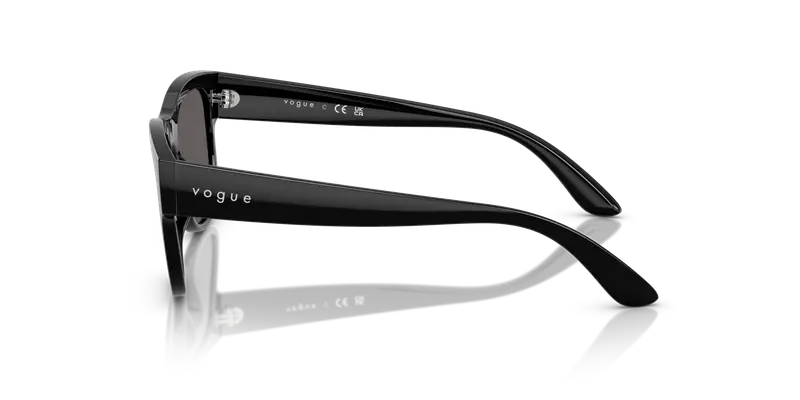 VOGUE EYEWEAR Bambino VJ2030 W44/87 Occhiali da sole Nylon Nero Grigio Pillow Normale miniatura 3