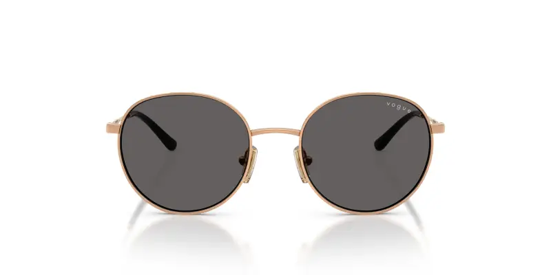 Bambino VOGUE EYEWEAR VJ1002 515287 Occhiali da sole Metallo Oro Grigio Rotonda Normale miniatura 3