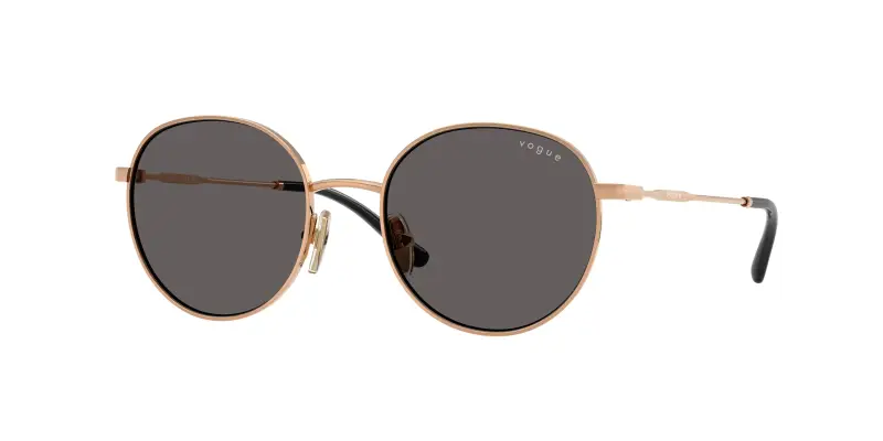 Bambino VOGUE EYEWEAR VJ1002 515287 Occhiali da sole Metallo Oro Grigio Rotonda Normale