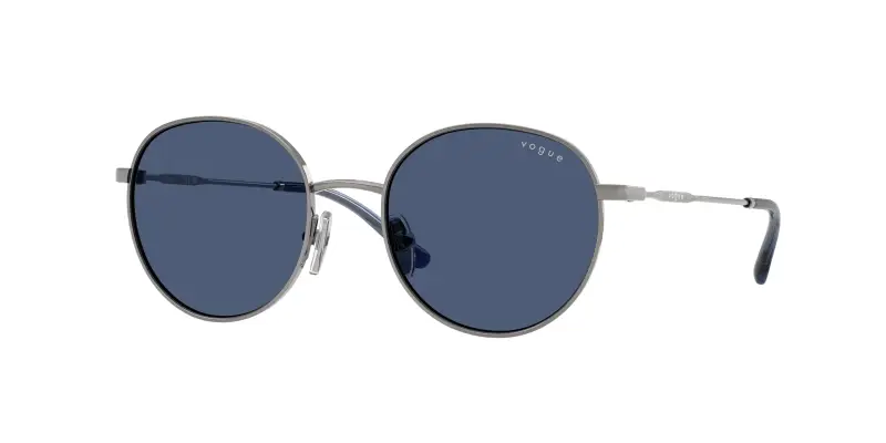 Bambino VOGUE EYEWEAR VJ1002 548/80 Occhiali da sole Metallo Grigio Blu Rotonda Normale