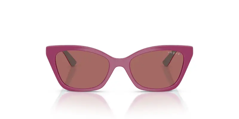 Bambino VOGUE EYEWEAR VJ2020 321169 Occhiali da sole Iniettato Viola Viola Cat Eye Normale miniatura 3