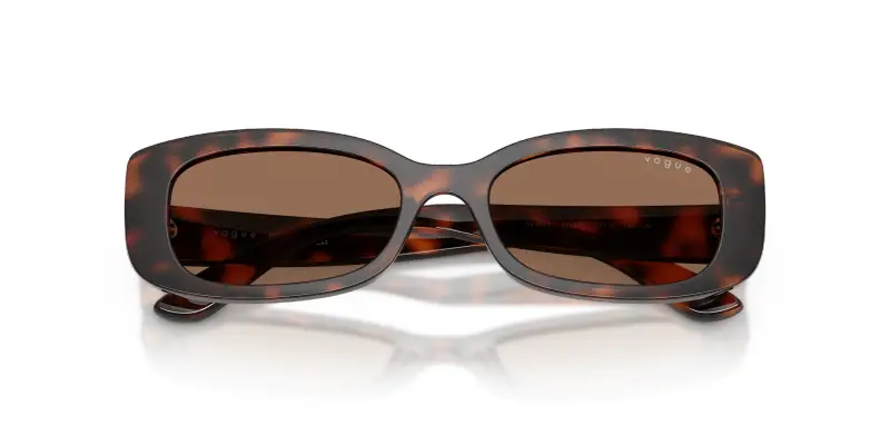 Bambino VOGUE EYEWEAR VJ2031 271873 Occhiali da sole Nylon Marrone Marrone Pillow Normale miniatura 2