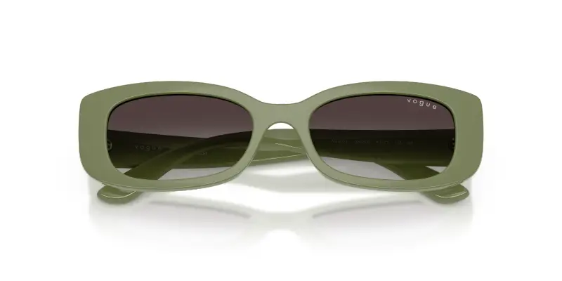 Bambino VOGUE EYEWEAR VJ2031 32628G Occhiali da sole Nylon Verde Grigio Pillow Normale Sfumato miniatura 2