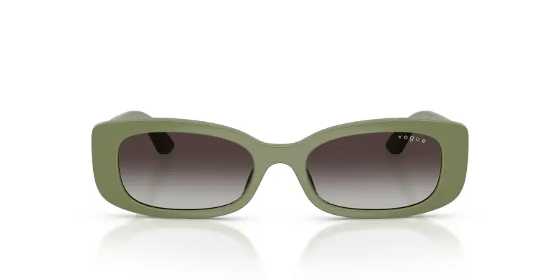 Bambino VOGUE EYEWEAR VJ2031 32628G Occhiali da sole Nylon Verde Grigio Pillow Normale Sfumato miniatura 3