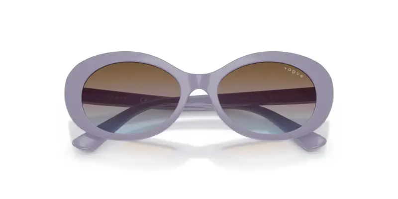 Bambino VOGUE EYEWEAR VJ2032 321048 Occhiali da sole Nylon Viola Blu Rotonda Normale Sfumato miniatura 2