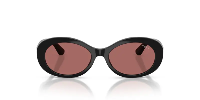 Bambino VOGUE EYEWEAR VJ2032 W44/69 Occhiali da sole Nylon Nero Viola Rotonda Normale miniatura 3