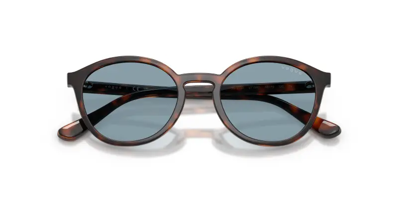 Bambino VOGUE EYEWEAR VJ2033 271880 Occhiali da sole Nylon Marrone Blu Pantos Normale miniatura 2