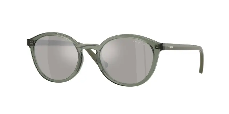 Bambino VOGUE EYEWEAR VJ2033 30866G Occhiali da sole Nylon Verde Grigio Pantos Specchiate