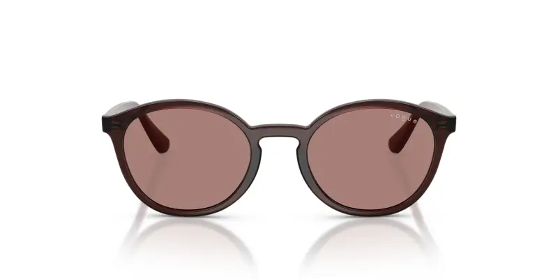 Bambino VOGUE EYEWEAR VJ2033 327073 Occhiali da sole Nylon Rosso Marrone Pantos Normale miniatura 3