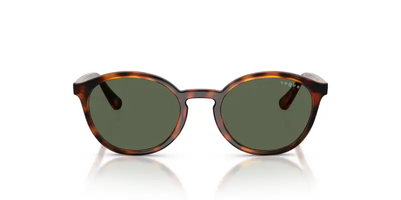 Bambino VOGUE EYEWEAR VJ2033 W65671 Occhiali da sole Nylon Marrone Verde Pantos Normale miniatura 3