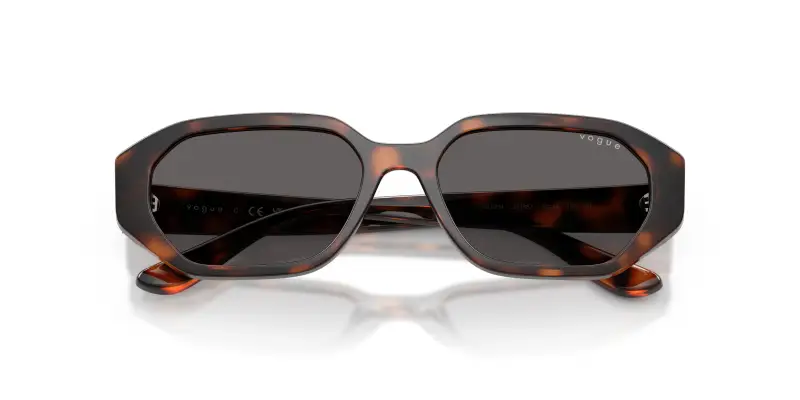 Bambino VOGUE EYEWEAR VJ2034 271887 Occhiali da sole Nylon Marrone Grigio Geometrica Normale miniatura 2