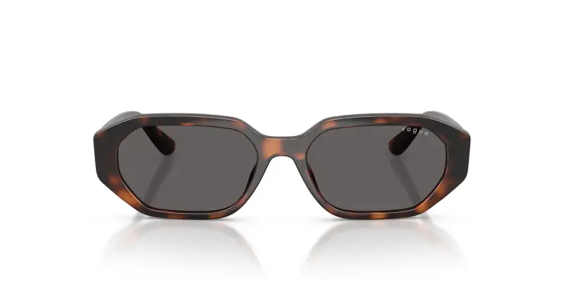 Bambino VOGUE EYEWEAR VJ2034 271887 Occhiali da sole Nylon Marrone Grigio Geometrica Normale miniatura 3