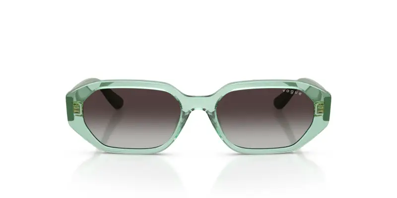 Bambino VOGUE EYEWEAR VJ2034 32748G Occhiali da sole Nylon Trasparente Grigio Geometrica Normale Sfumato miniatura 3