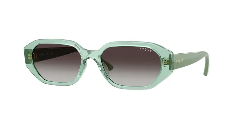 Bambino VOGUE EYEWEAR VJ2034 32748G Occhiali da sole Nylon Trasparente Grigio Geometrica Normale Sfumato