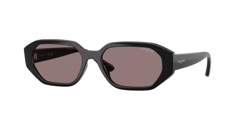 Bambino VOGUE EYEWEAR VJ2034 W44/7N Occhiali da sole Nylon Nero Viola Geometrica Normale