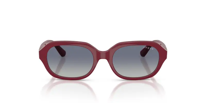 Bambino VOGUE EYEWEAR VJ2035 28754L Occhiali da sole Nylon Rosso Grigio Geometrica Normale Sfumato miniatura 3