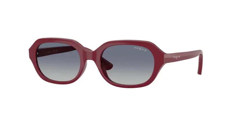 Bambino VOGUE EYEWEAR VJ2035 28754L Occhiali da sole Nylon Rosso Grigio Geometrica Normale Sfumato