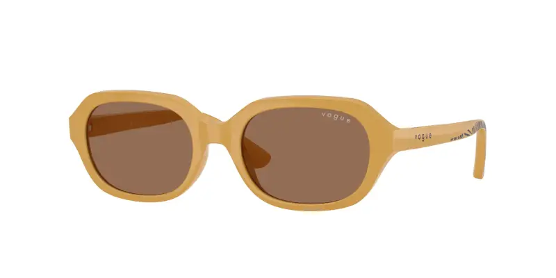 Bambino VOGUE EYEWEAR VJ2035 327373 Occhiali da sole Nylon Giallo Marrone Geometrica Normale