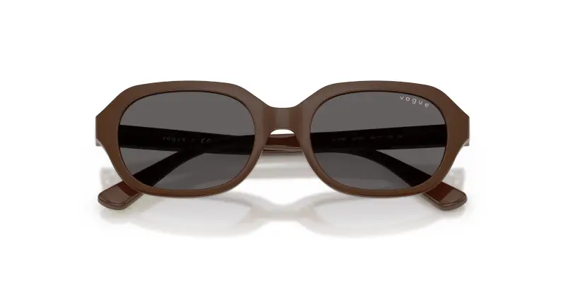 Bambino VOGUE EYEWEAR VJ2035 327587 Occhiali da sole Nylon Marrone Grigio Geometrica Normale miniatura 2