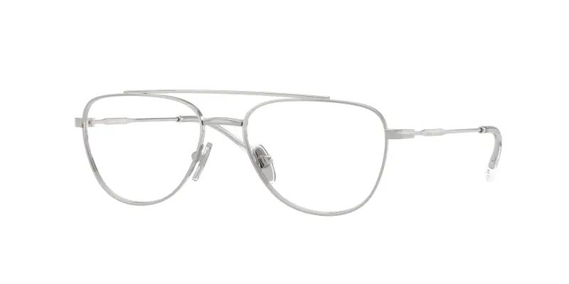 Bambino VOGUE EYEWEAR VY1001 323 Montature da vista Metallo Argento Trasparente Pilot Normale