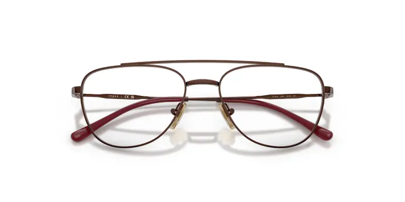 Bambino VOGUE EYEWEAR VY1001 5074 Montature da vista Metallo Bronzo Trasparente Pilot Normale miniatura 2