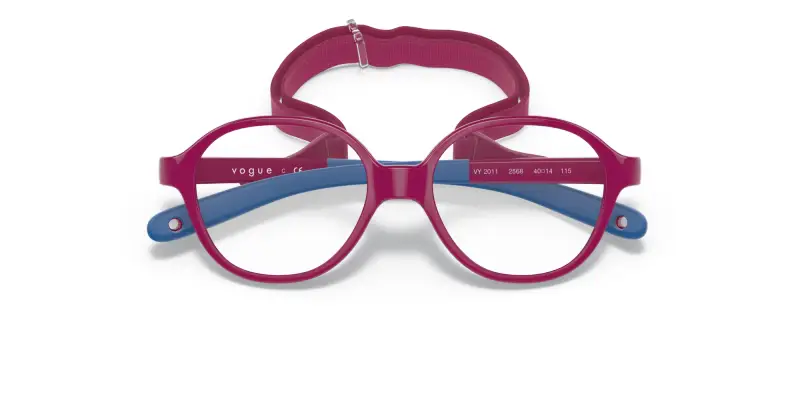 Bambino VOGUE EYEWEAR VY2011 2568 Montature da vista Iniettato Rosa Pillow Normale miniatura 2