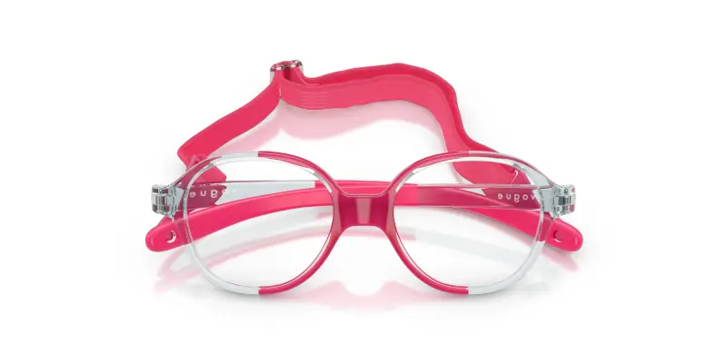 Bambino VOGUE EYEWEAR VY2011 3301 Montature da vista Nylon Blu Trasparente Pillow Normale miniatura 2