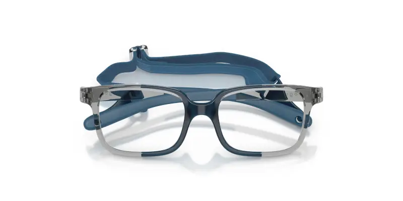 Bambino VOGUE EYEWEAR VY2016 2283 Montature da vista Iniettato Grigio Trasparente Pillow Normale miniatura 2