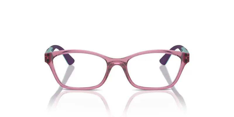 Bambino VOGUE EYEWEAR VY2024 2613 Montature da vista Nylon Rosa Cat Eye Normale miniatura 3