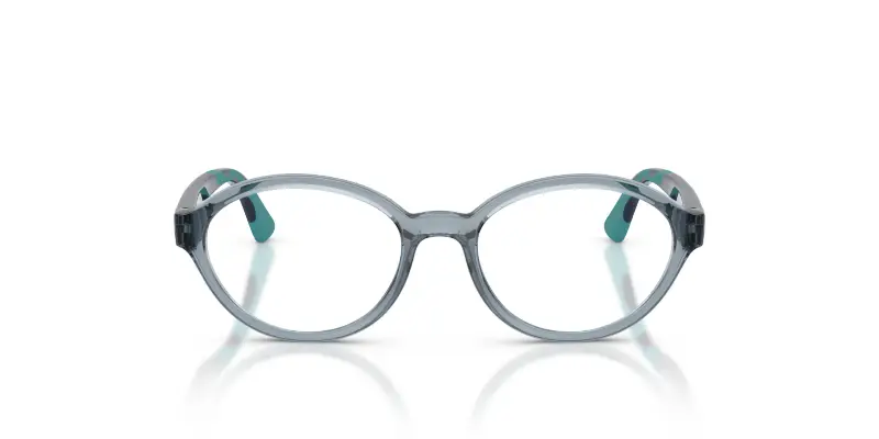 Bambino VOGUE EYEWEAR VY2043 2966 Montature da vista Nylon Blu Trasparente Rotonda Normale miniatura 3