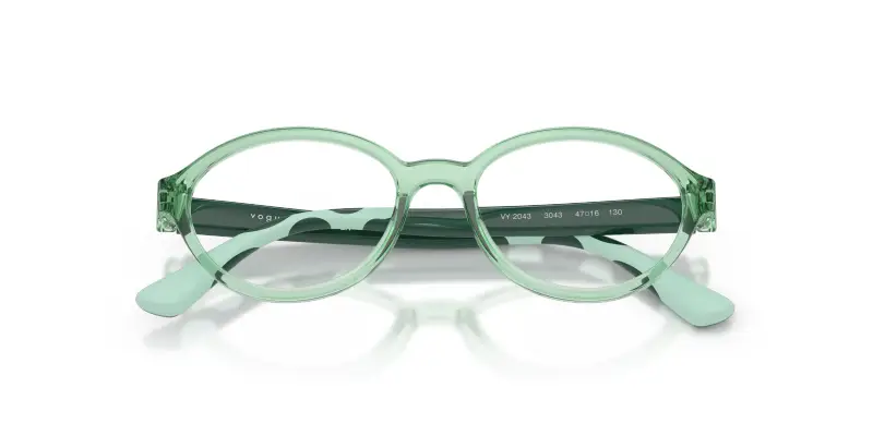 Bambino VOGUE EYEWEAR VY2043 3043 Montature da vista Nylon Verde Trasparente Rotonda Normale miniatura 2