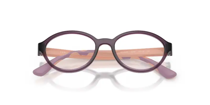 Bambino VOGUE EYEWEAR VY2043 3064 Montature da vista Nylon Viola Trasparente Rotonda Normale miniatura 2