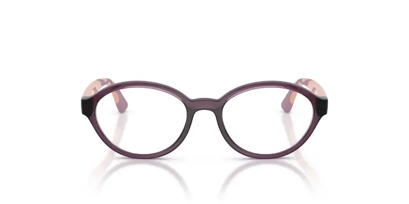 Bambino VOGUE EYEWEAR VY2043 3064 Montature da vista Nylon Viola Trasparente Rotonda Normale miniatura 3