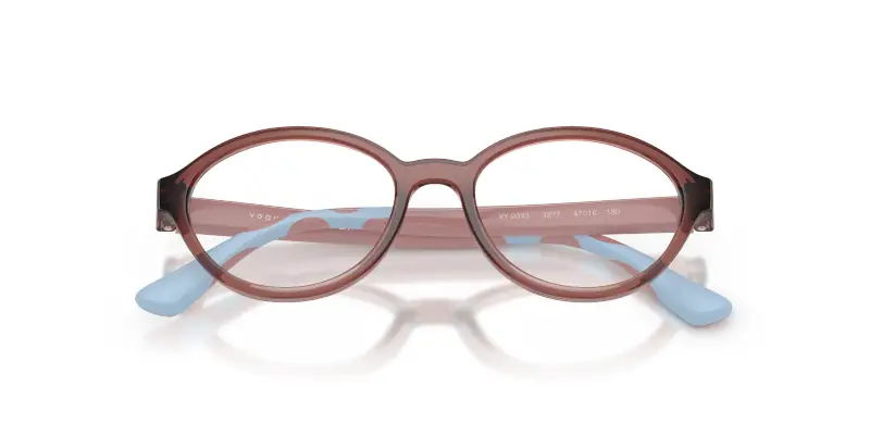 Bambino VOGUE EYEWEAR VY2043 3277 Montature da vista Nylon Rosa Trasparente Rotonda Normale miniatura 2