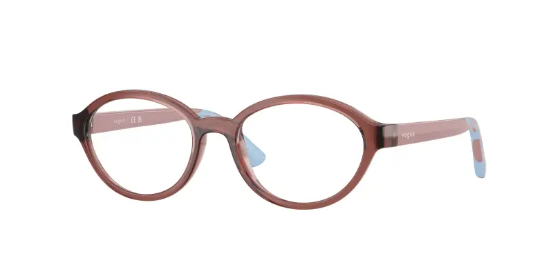 Bambino VOGUE EYEWEAR VY2043 3277 Montature da vista Nylon Rosa Trasparente Rotonda Normale