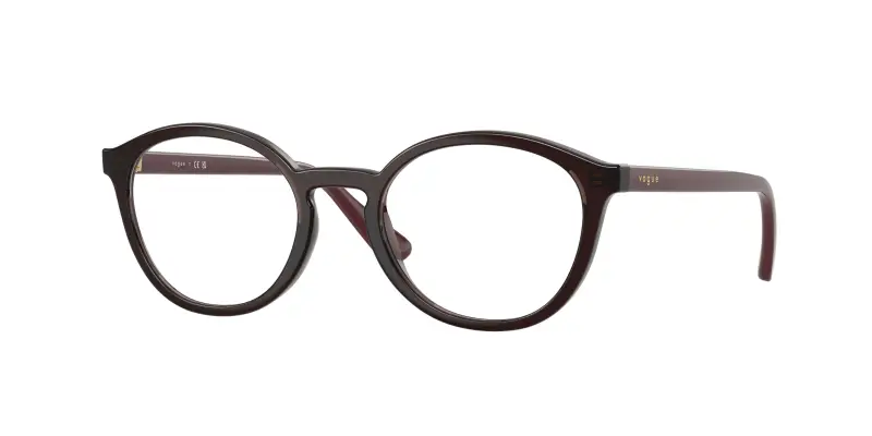 Bambino VOGUE EYEWEAR VY2044 3270 Montature da vista Nylon Rosso Trasparente Pantos Normale