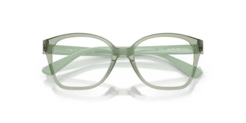 Bambino VOGUE EYEWEAR VY2045 3022 Montature da vista Nylon Verde Trasparente Farfalla Normale miniatura 2