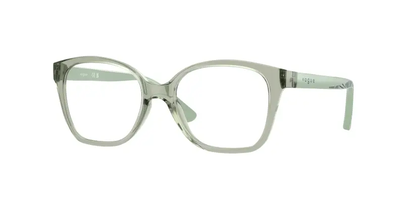 Bambino VOGUE EYEWEAR VY2045 3022 Montature da vista Nylon Verde Trasparente Farfalla Normale