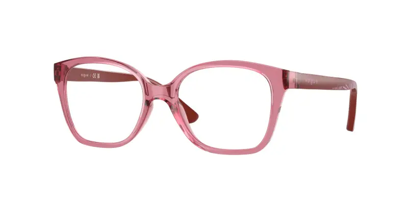 Bambino VOGUE EYEWEAR VY2045 3065 Montature da vista Nylon Viola Trasparente Farfalla Normale