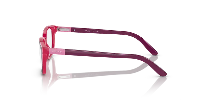 VOGUE EYEWEAR Bambino VY2001 2587 Montature da vista Acetato Viola Trasparente Squadrata Normale miniatura 3